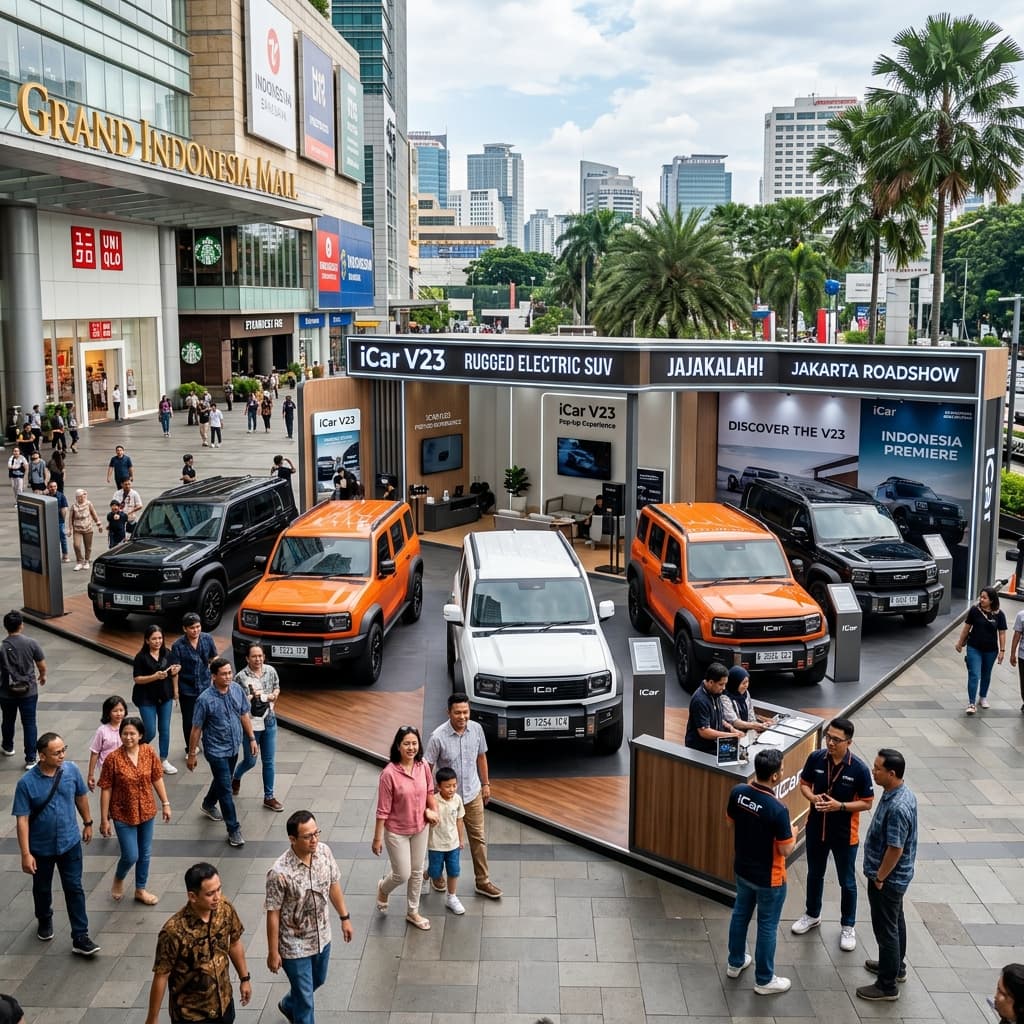 iCAR V23 Hadir Lebih Dekat dengan Konsumen Lewat Roadshow Pop-Up Booth di Empat Kota Indonesia